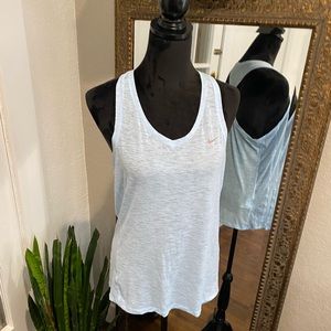 Nike light blue dri-fit tank